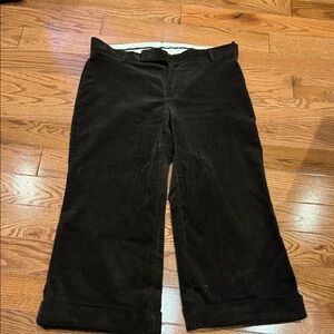 GAP corduroy brown cuffed pants